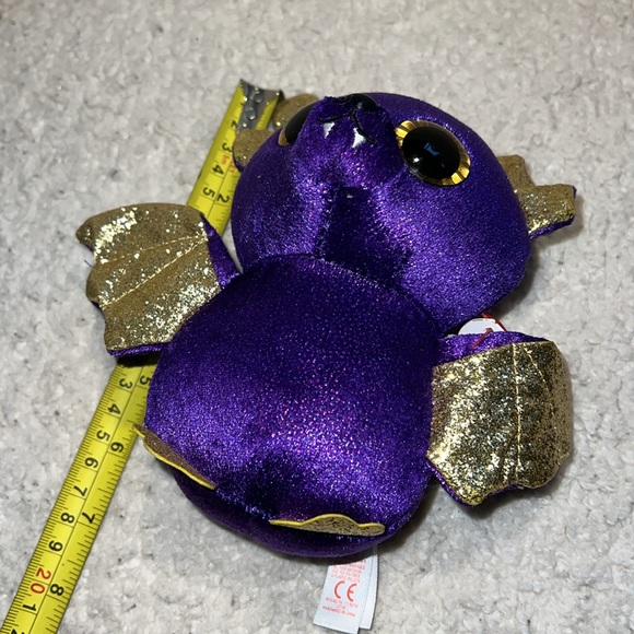 Ty Beanie Boos Glitter Bat Plush - Picture 7 of 8